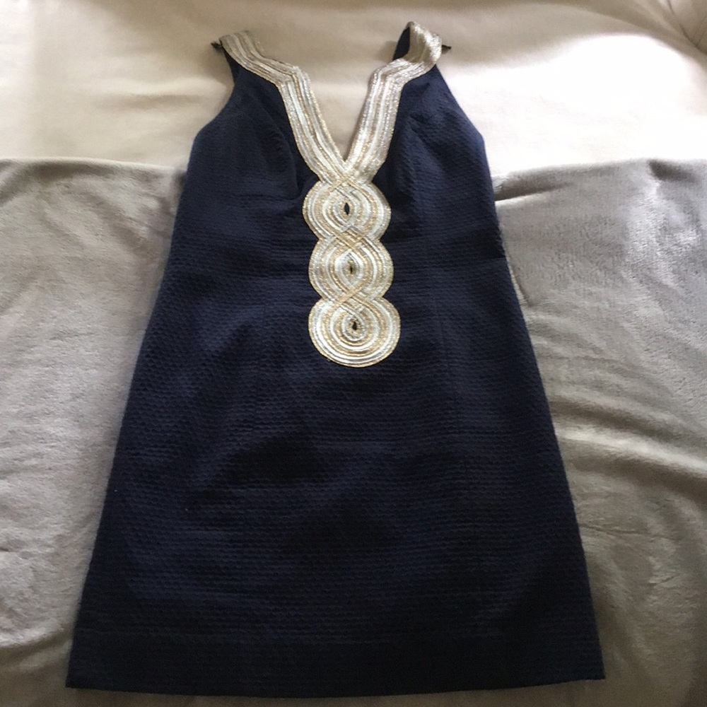 Lily Pulitzer Resort Navy Dress 0